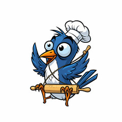 Cute Bird Icon Cartoon very cool
