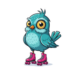 Cute Bird Icon Cartoon very cool