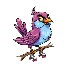 Cute Bird Icon Cartoon very cool