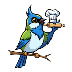 Cute Bird Icon Cartoon very cool