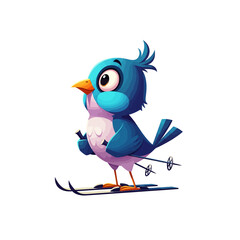 Cute Bird Icon Cartoon very cool