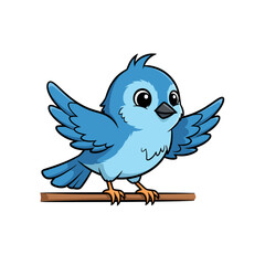 Cute Bird Icon Cartoon very cool