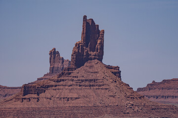  Big Indian, a butte is an isolated hill. in San Juan County, Utah. north of the Monument Valley...