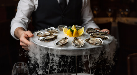 Celebrate National Oyster Day with a Delicious Seafood Feast Featuring Freshly Shucked Oysters Served on Ice
