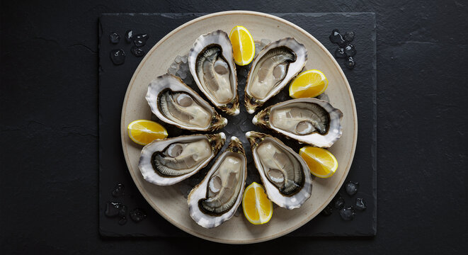 Celebrate National Oyster Day with Deliciously Fresh Oysters and Zesty Lemon Wedges A True Seafood Delight