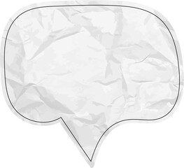 종이질감 말풍선