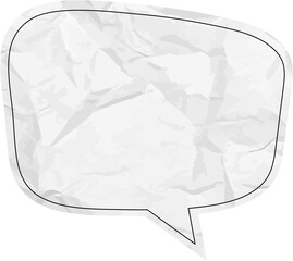 종이질감 말풍선