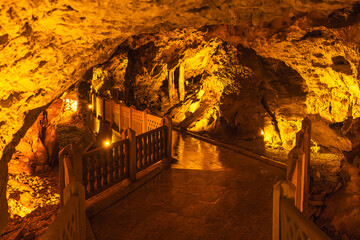 Inside of the İnsuyu Cave
