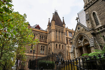 Melbourne Presbyterian Precinct with the Assembly Hall and Scots Church