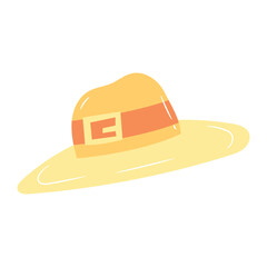 Cartoon Pilgrim Hat Illustration
