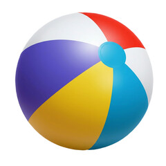 beach ball isolated on white
