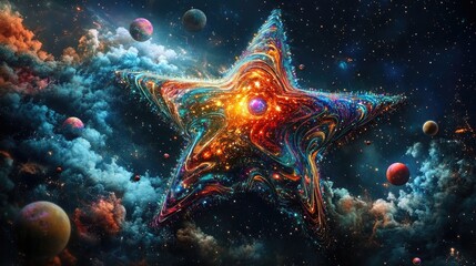 A wide-angle stylized view of Jannat Ul Baqi, showcasing its serene environment and surrounding hills