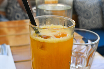 glass of orange juice