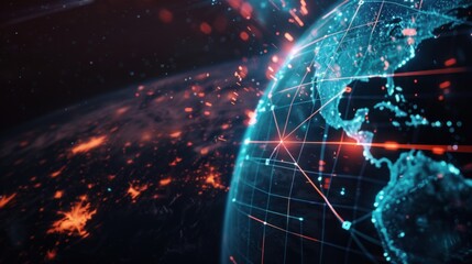 Global Cybersecurity Network Cyber Security Protection Digital Identities