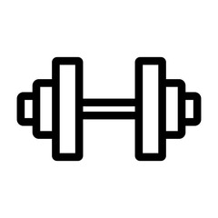 Fitness Icon – Vector Lifting Weight Symbol