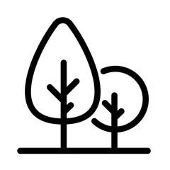 Garden Icon Vector Symbol for Landscaping and Nature