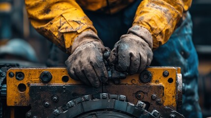 Dirty Hands, Heavy Machinery: A Close-Up of Industrial Repair