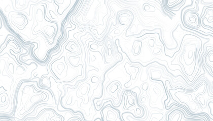 Abstract design of topographic contour lines on a clean white background, Designed in vector style, perfect for use in geographic.