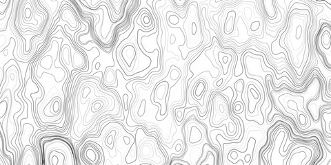 Abstract design of topographic contour lines on a clean white background, Designed in vector style, perfect for use in geographic.