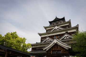 Hiroshima Castle near Hiroshima Station, Japan

