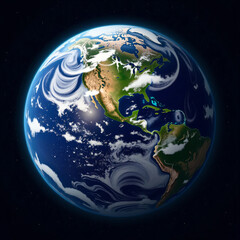 Fototapeta premium earth, cosmos
