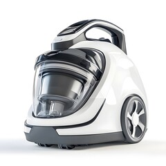 An innovative and modern vacuum cleaner showcases a sleek design, embodying advanced cleaning technology and efficiency.