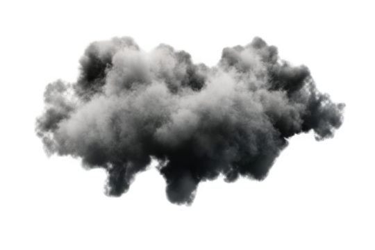 Capture the essence of a dark cloud in Atmospheric Landscape