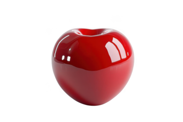 Admire the Red Glass Vase with Reflections Against Dark Backdrop, Minimalism Theme