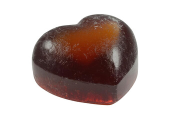 Heart Shape Candy Symbolizes Sweetness And Affection With Dark Background