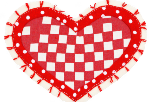 Red Heart Pattern Design for Valentine's Day and Celebration Ideas