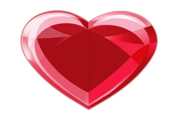 present Gemstone Heart Shape Decoration, Romantic Style, And Polished Effect