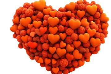 Heart Of Affection, express love with warm heart symbols and romantic theme