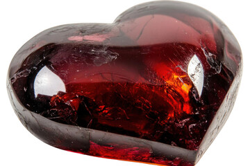 Holding a Red Heart with Light Reflection, Romance Theme