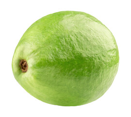 Ripe guava isolated on white background