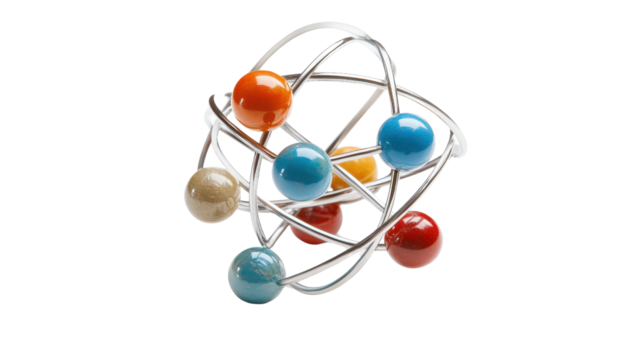 Atomic orbital model Transparent background, PNG file