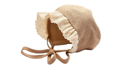 Baby bonnet hat Transparent background, PNG file