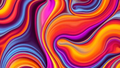 Abstract flowing lines, seamless textile pattern, elegant curves,  decoration,  illustration