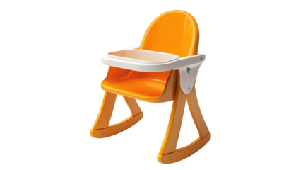 Baby feeding chair Transparent background, PNG file