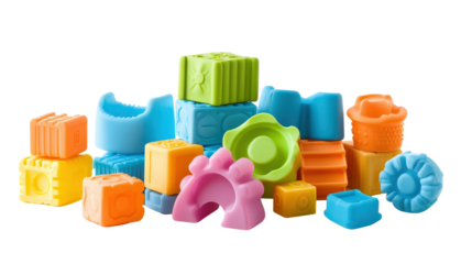 Baby toy blocks Transparent background, PNG file