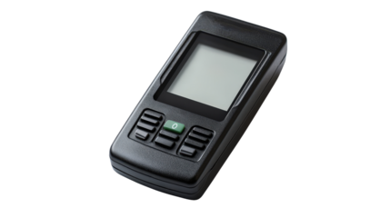 Biometric time attendance device, Transparent background, PNG file
