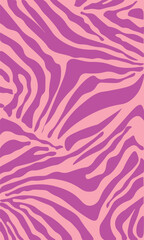 fondo en vertical en un fondo rosa claro con lineas curvas morado, textura