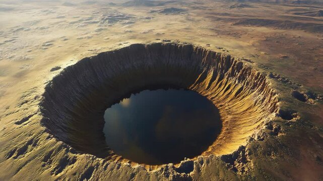 Mystical Desert Crater Revealed