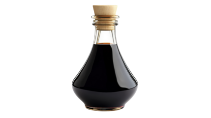 Bottle of soy sauce Transparent background, PNG file