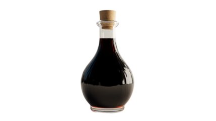 Bottle of soy sauce Transparent background, PNG file