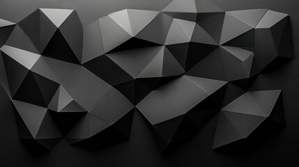 Fototapeta premium Abstract dark geometric shapes