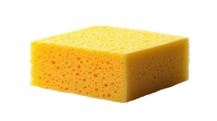 Cleaning sponge block Transparent background, PNG file