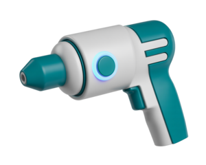 Plastic spray bottle with a green plug and black cable, an isolated electric fumigator for mosquito and car protection