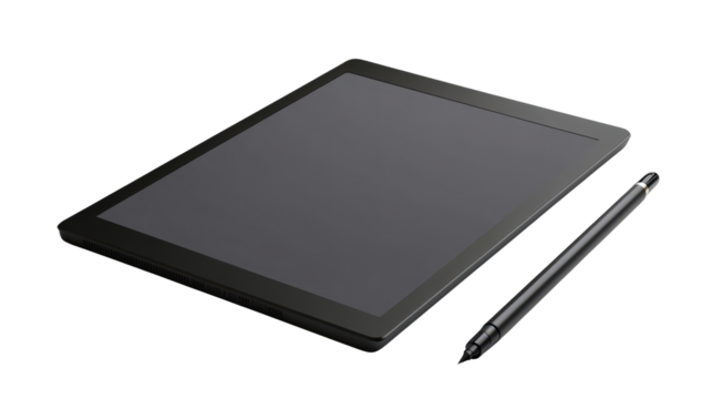 Digital drawing tablet for design classes, Transparent background, PNG file - Powered by Adobe