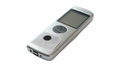 Digital voice recorder for meetings, Transparent background, PNG file