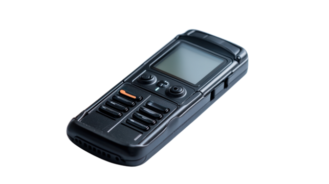 Digital voice recorder for meetings, Transparent background, PNG file